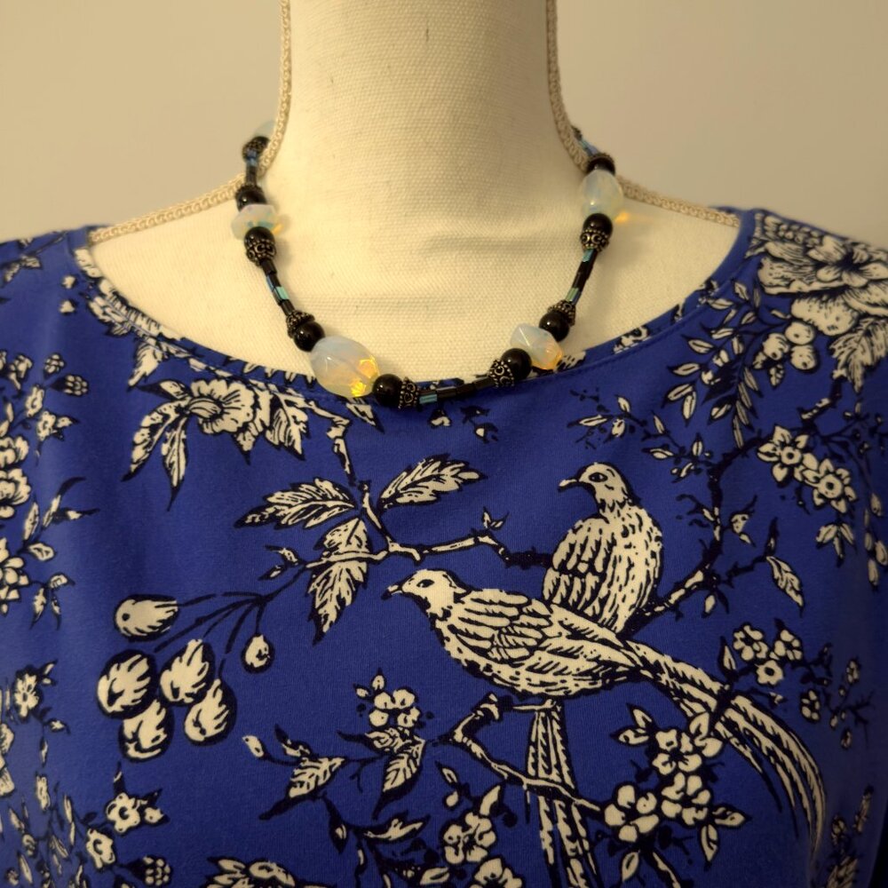 Talbots Blue Print Shirt
